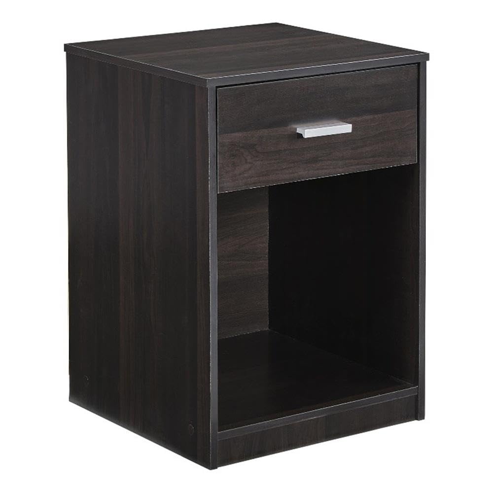 Progressive Furniture Cessna Nightstand With Drawer, Espresso